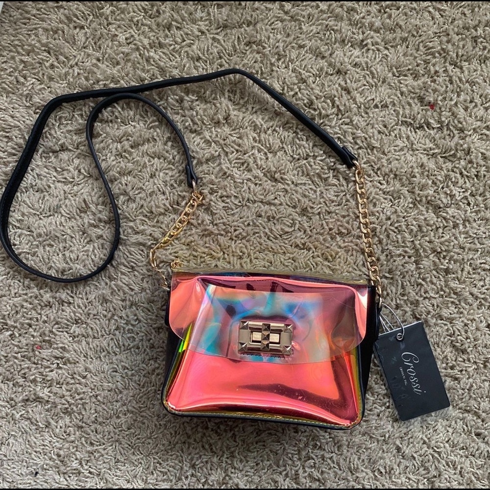 NWT holographic purse